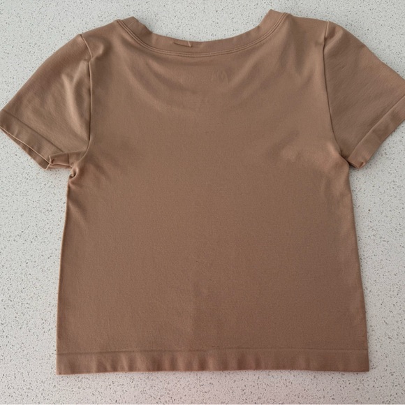 MadPaq Women's Brown Crop Top - Picture 2 of 3